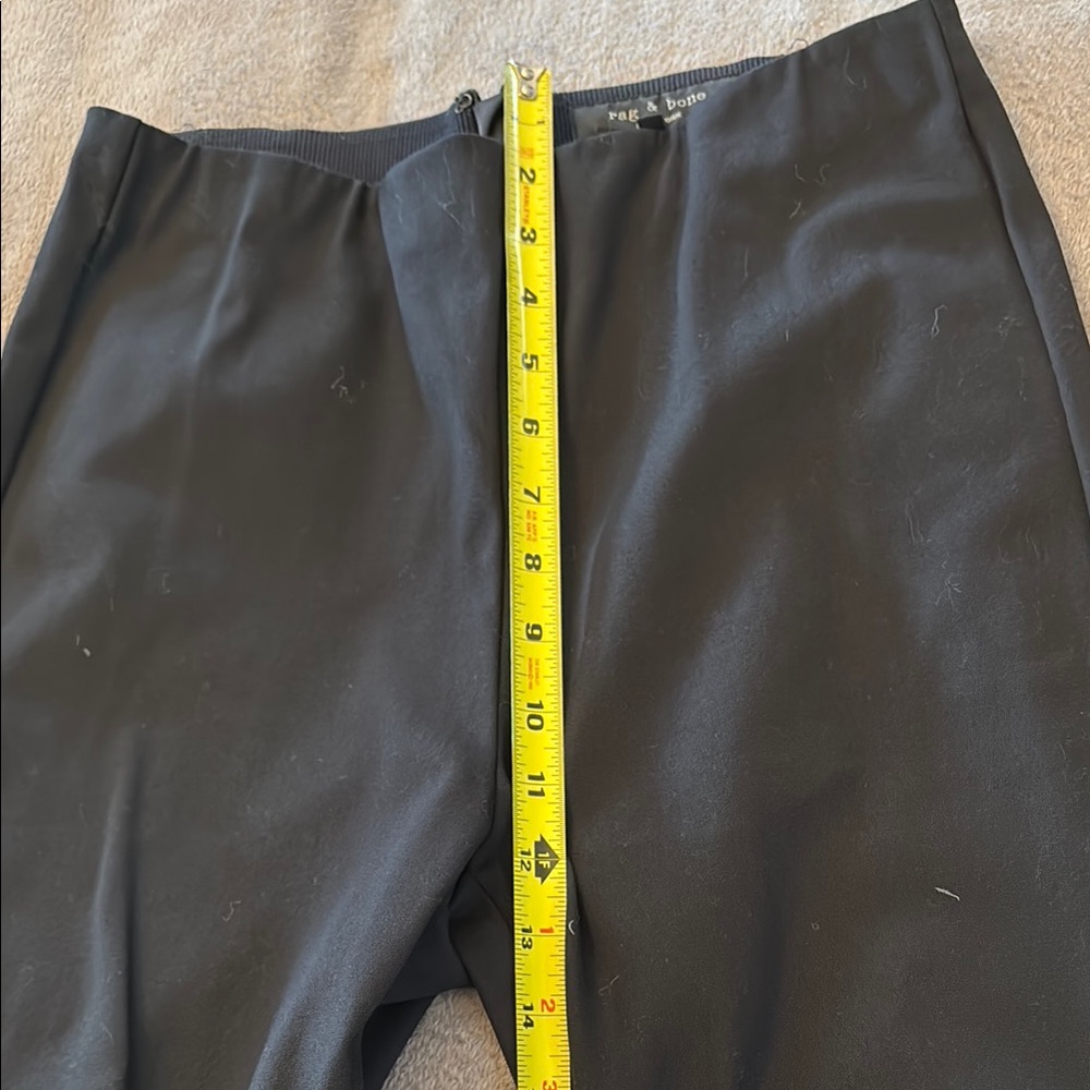 Rag & Bone Black Pants with Silver snap accents - Picture 7 of 8